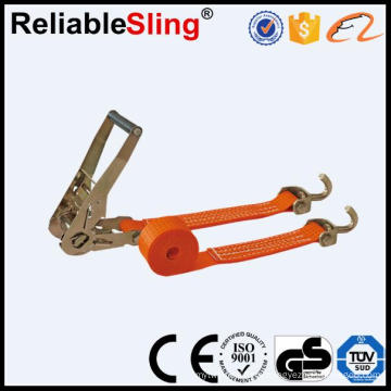 100% High Tensile Polyester Reliablesling Ratchet Tie Down